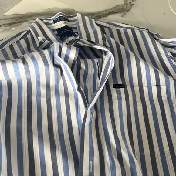 Faconnable Men’s button down long sleeve size M - Picture 3 of 3
